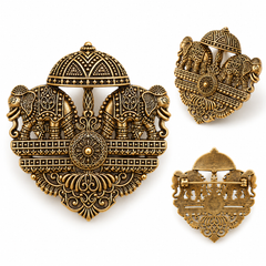 Rajvansh Royal Elephant Heritage Brooch – Classic Edition