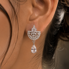 Ayla Crystal Drop Earrings