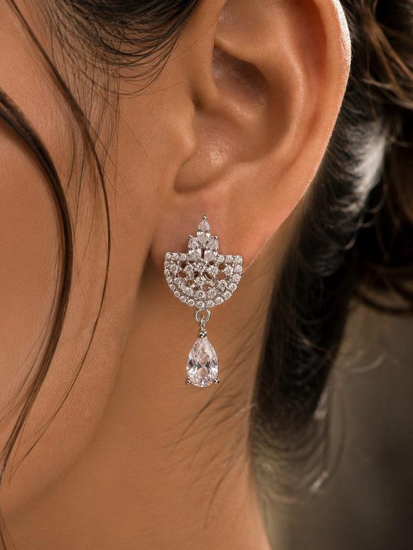 Ayla Crystal Drop Earrings