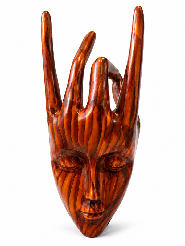 The Inner Flame Sculptural Face