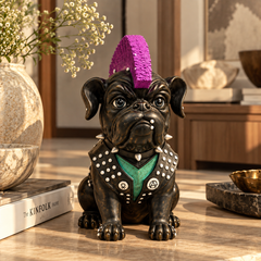 The Rebel Bulldog – Punk Sculpture