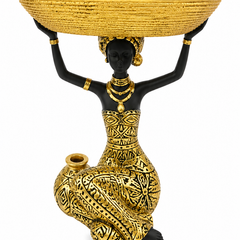 The Golden Grace Basket Sculpture