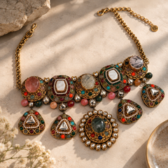 Navrasa Heritage Choker & Earrings Set