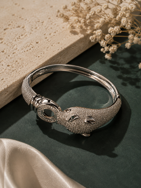 Panthère Crystal Statement Bracelet