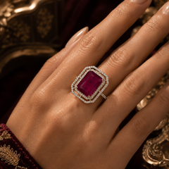 Riviera Ruby Statement Ring