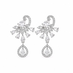 Crystal Cascade Earrings