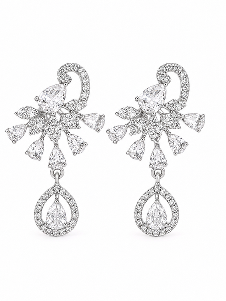 Crystal Cascade Earrings
