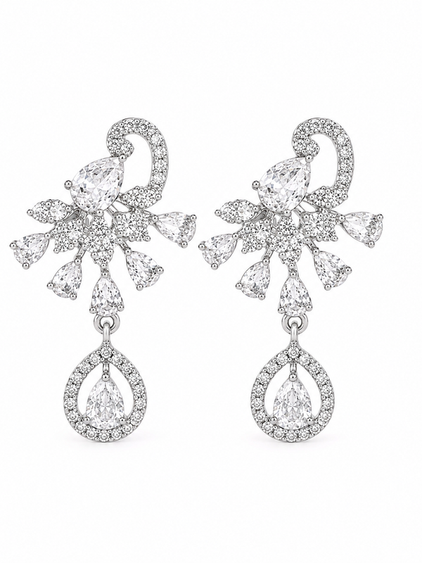 Crystal Cascade Earrings