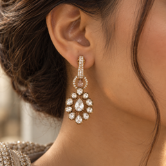 Nooré Champagne Statement Necklace Set