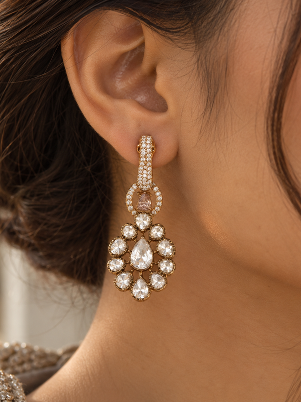 Nooré Champagne Statement Necklace Set