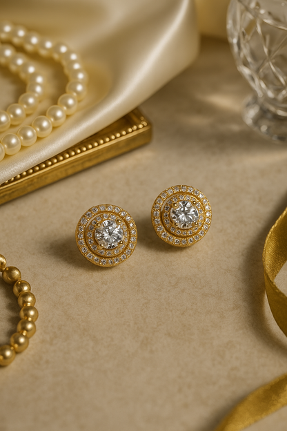 Aurelia Halo Earrings