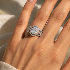 Celeste Oval Statement Ring