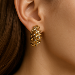 Galaxy Spiral Earrings