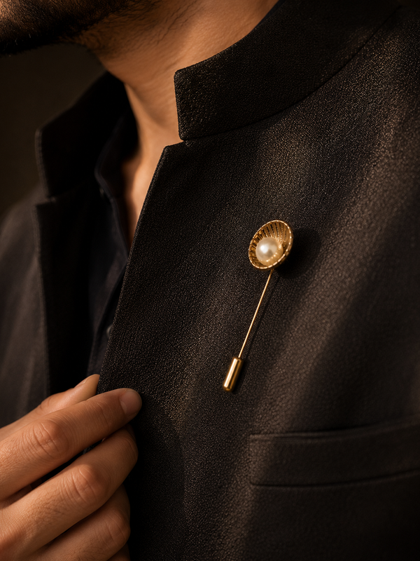 Solstice Pearl Lapel Pin
