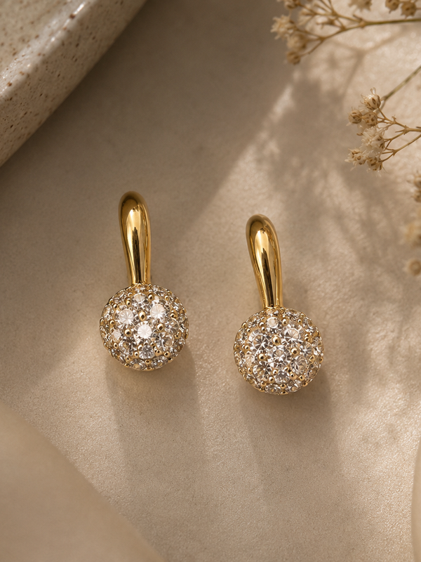Auréa Pavé Drop Earrings