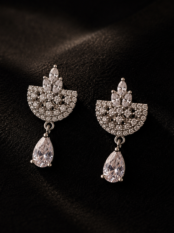Ayla Crystal Drop Earrings