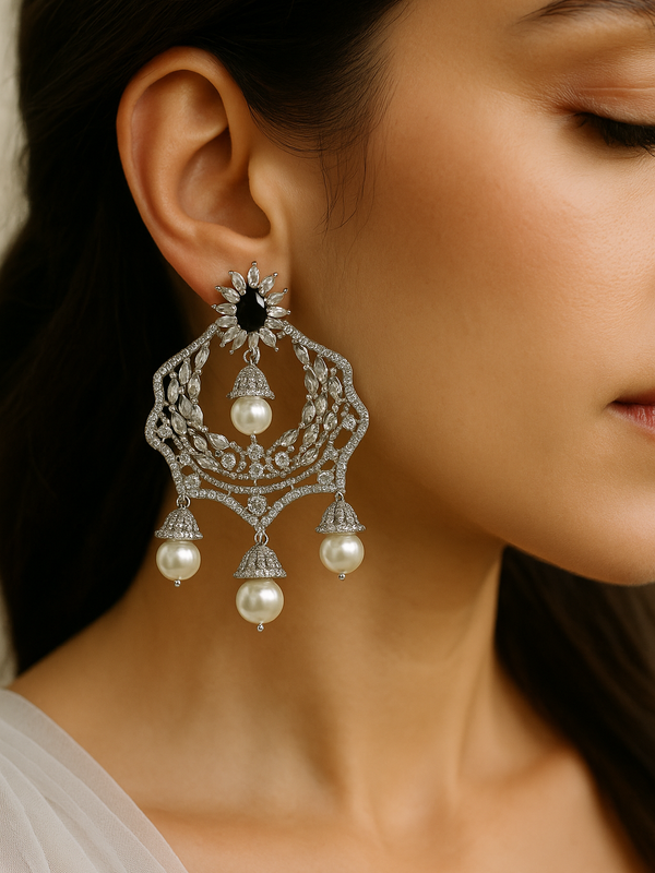 Noor Jhumka Diamond Chandeliers