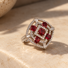 Ruby Aabha Statement Ring