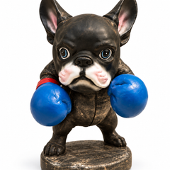 The Knockout Duo – Bulldog Fitness Sculpture Set of 2