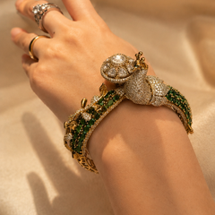 Mayura Emerald Maharani Bracelet