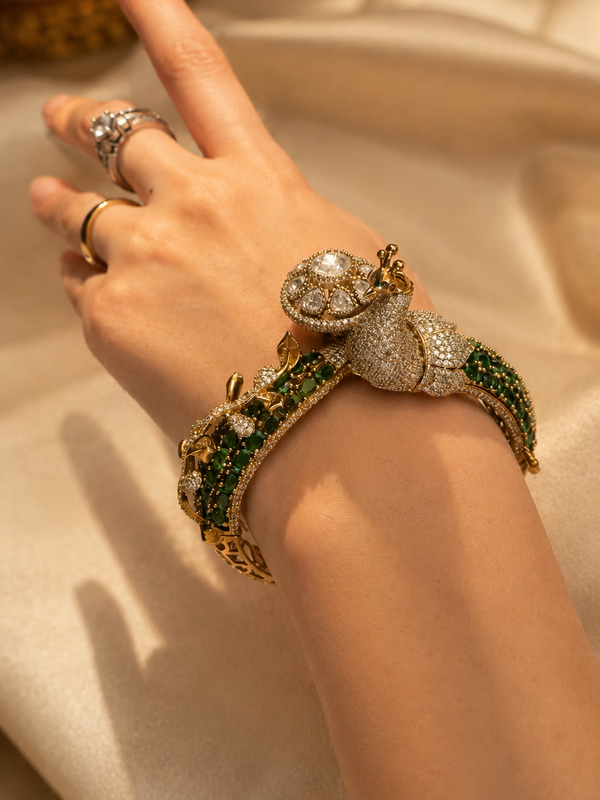 Mayura Emerald Maharani Bracelet