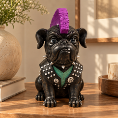 The Rebel Bulldog – Punk Sculpture
