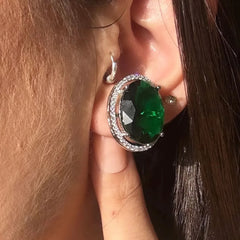 Emerald Aura Luxe Necklace Set