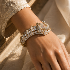 Gajraj Royal Polki Bracelet
