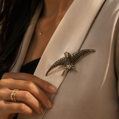 Midnight Soaring Brooch
