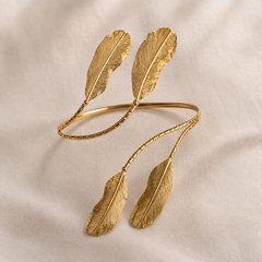 Zephyra Feather Arm Cuff