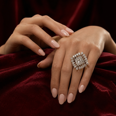 Ayla Diamond Statement Ring