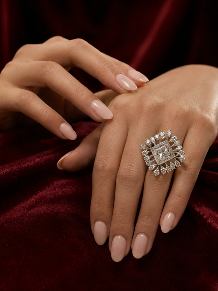 Ayla Diamond Statement Ring