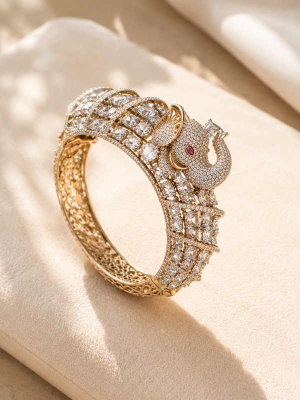 Gajraj Royal Polki Bracelet