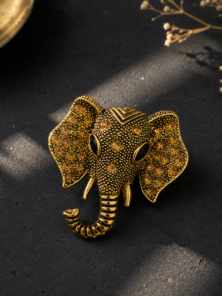 The Maharaja Elephant Brooch