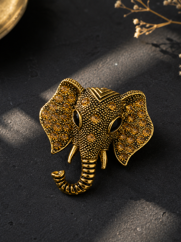 The Maharaja Elephant Brooch