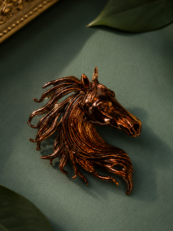 The Wild Spirit Horse Brooch