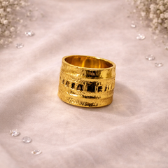 Auric Hammered Band Ring