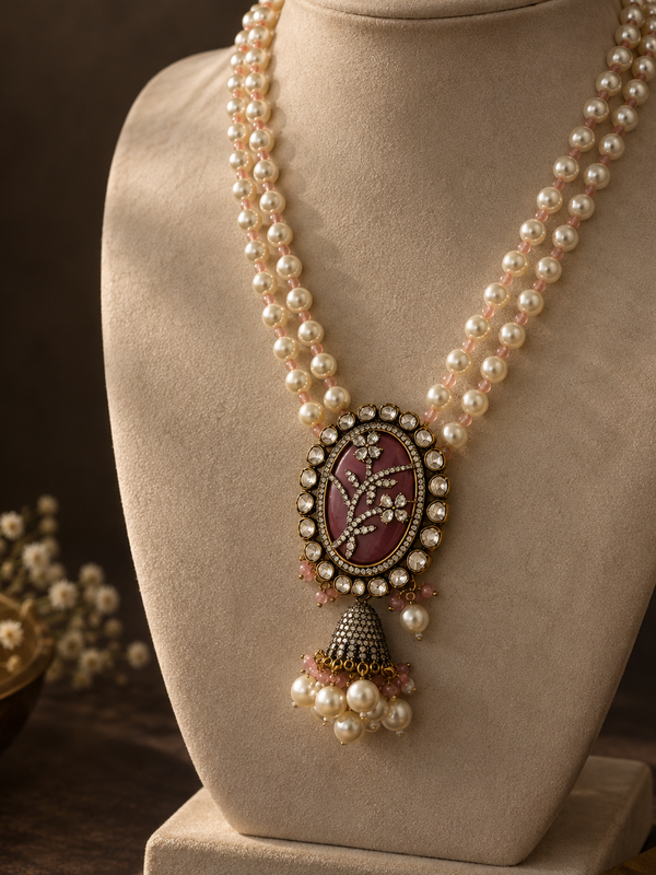 Gulnaar Pearl Jewellery Set