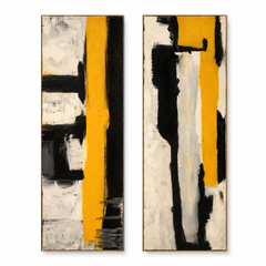 Between the Lines — Abstract Wall Art, Set of 2
