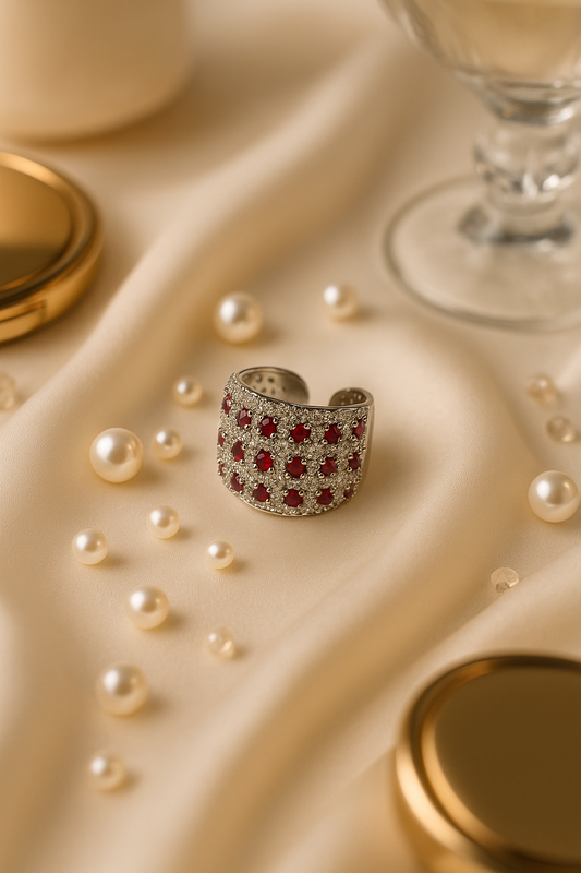 Crimson Royale Band Ring