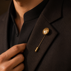 Solstice Pearl Lapel Pin
