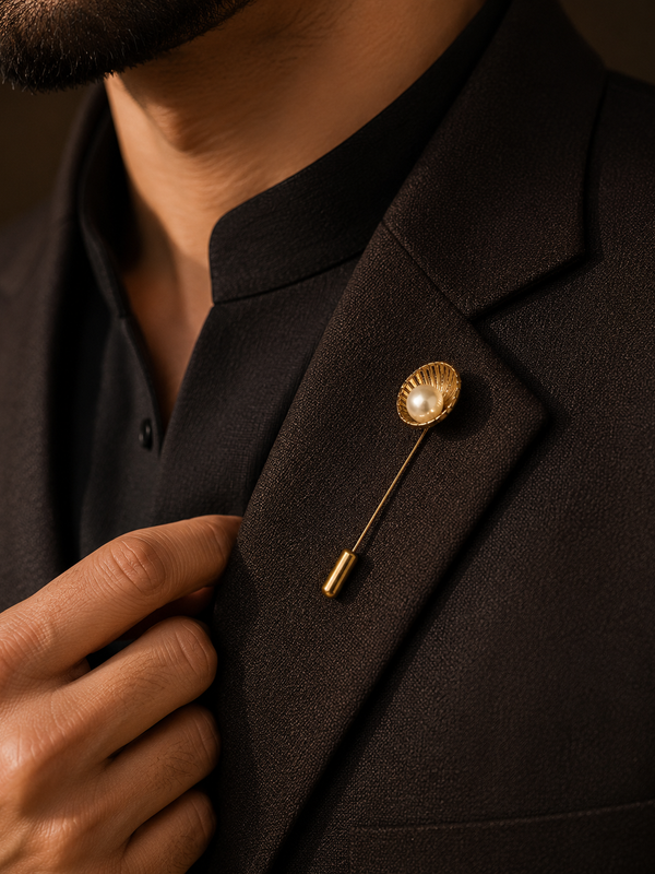 Solstice Pearl Lapel Pin