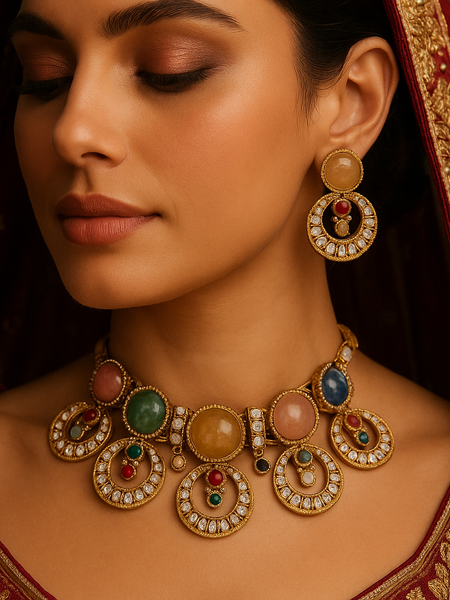 Navratna Choker Set