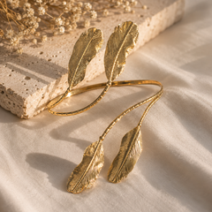 Zephyra Feather Arm Cuff
