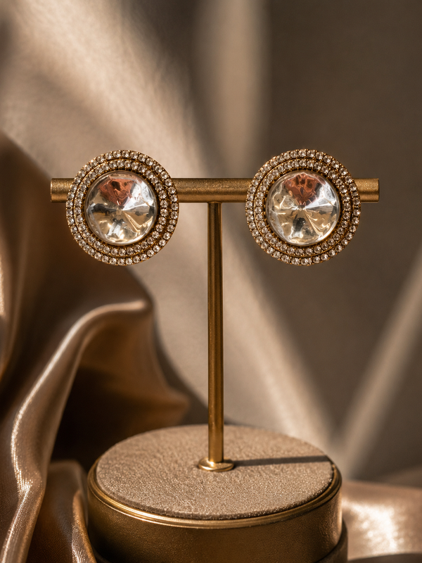 Halo Stud Earrings