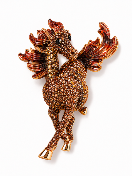 Ashva Agni Brooch