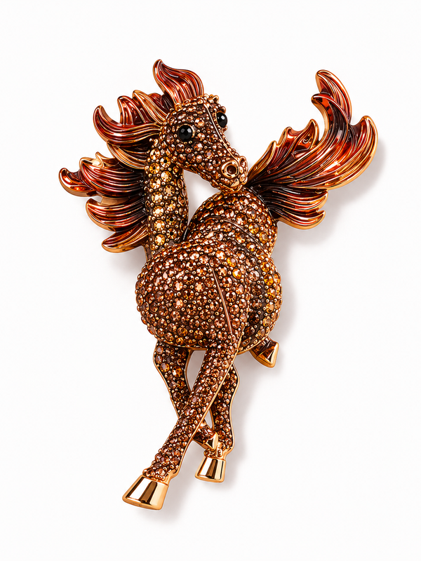 Ashva Agni Brooch