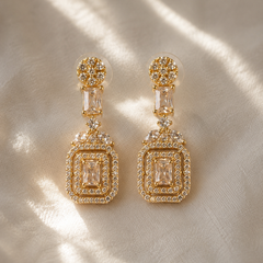 Aurelia Deco Drop Earrings