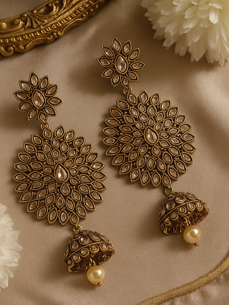 Meherbano Kundan Earrings