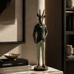 The Distinguished Antelope Gentleman Sculpture